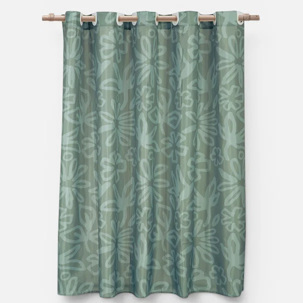 Κουρτίνα Μπάνιου (180x180) Με Τρουκς Nef-Nef Homeware Harmony Green