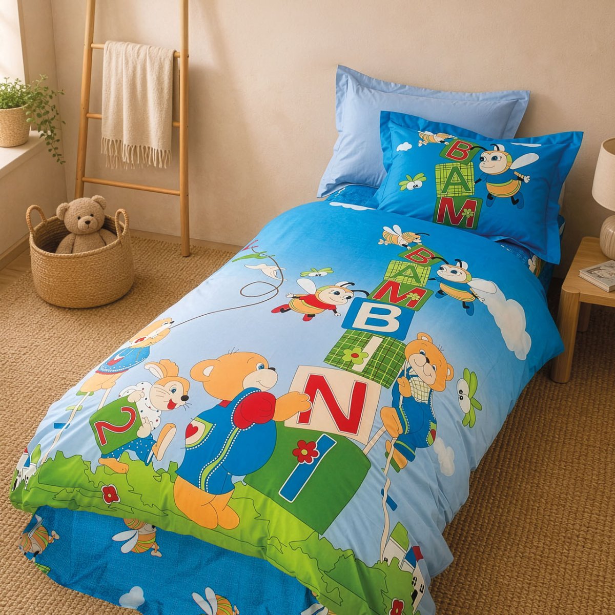 Παπλωματοθήκη Μονή (Σετ 160x260) Rythmos Bambini