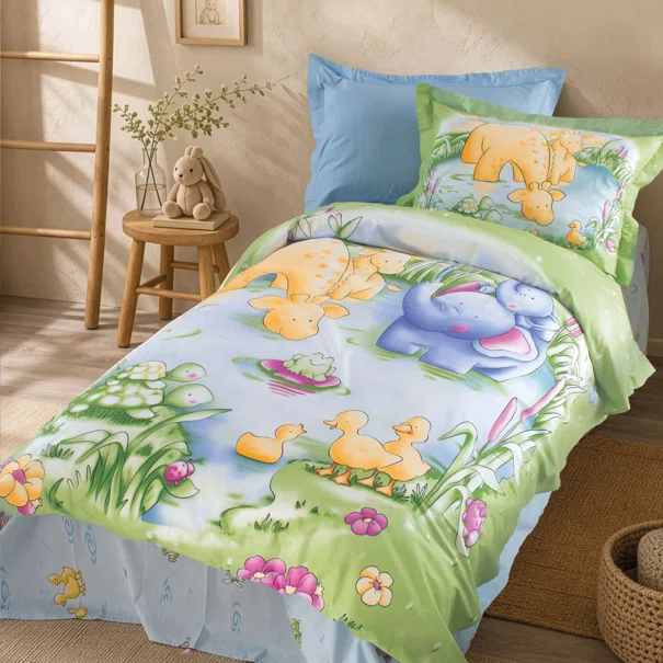 Παπλωματοθήκη Μονή (Σετ 160x260) Rythmos Dino
