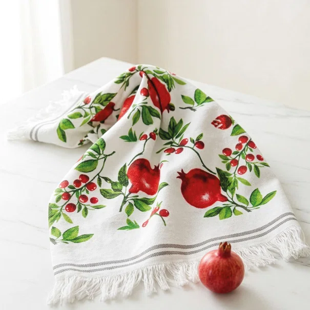 Ποτηρόπανα (Σετ 5τμχ) Rythmos Pomegrant
