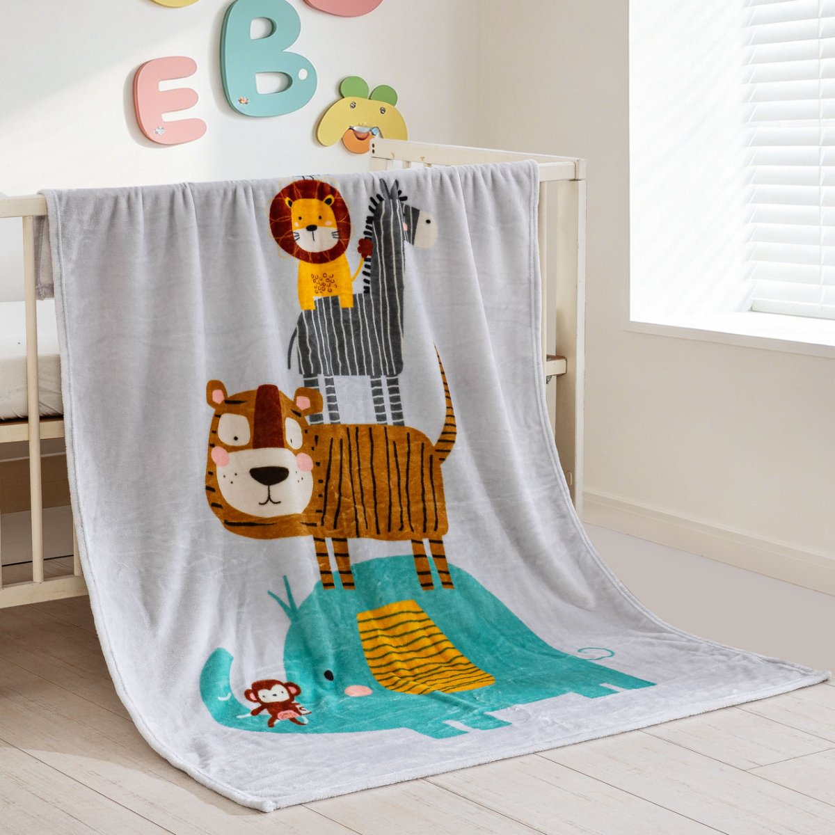 Κουβέρτα Fleece Αγκαλιάς (80x110) Rythmos Parade