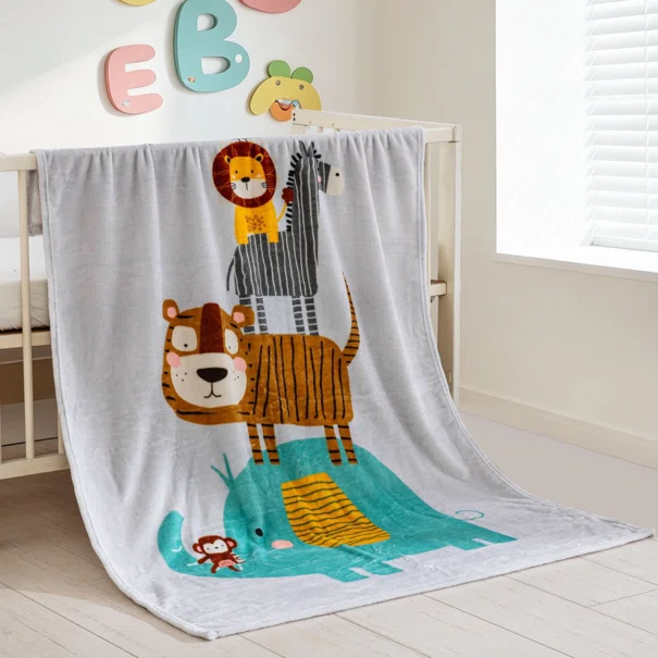 Κουβέρτα Fleece Αγκαλιάς (80x110) Rythmos Parade