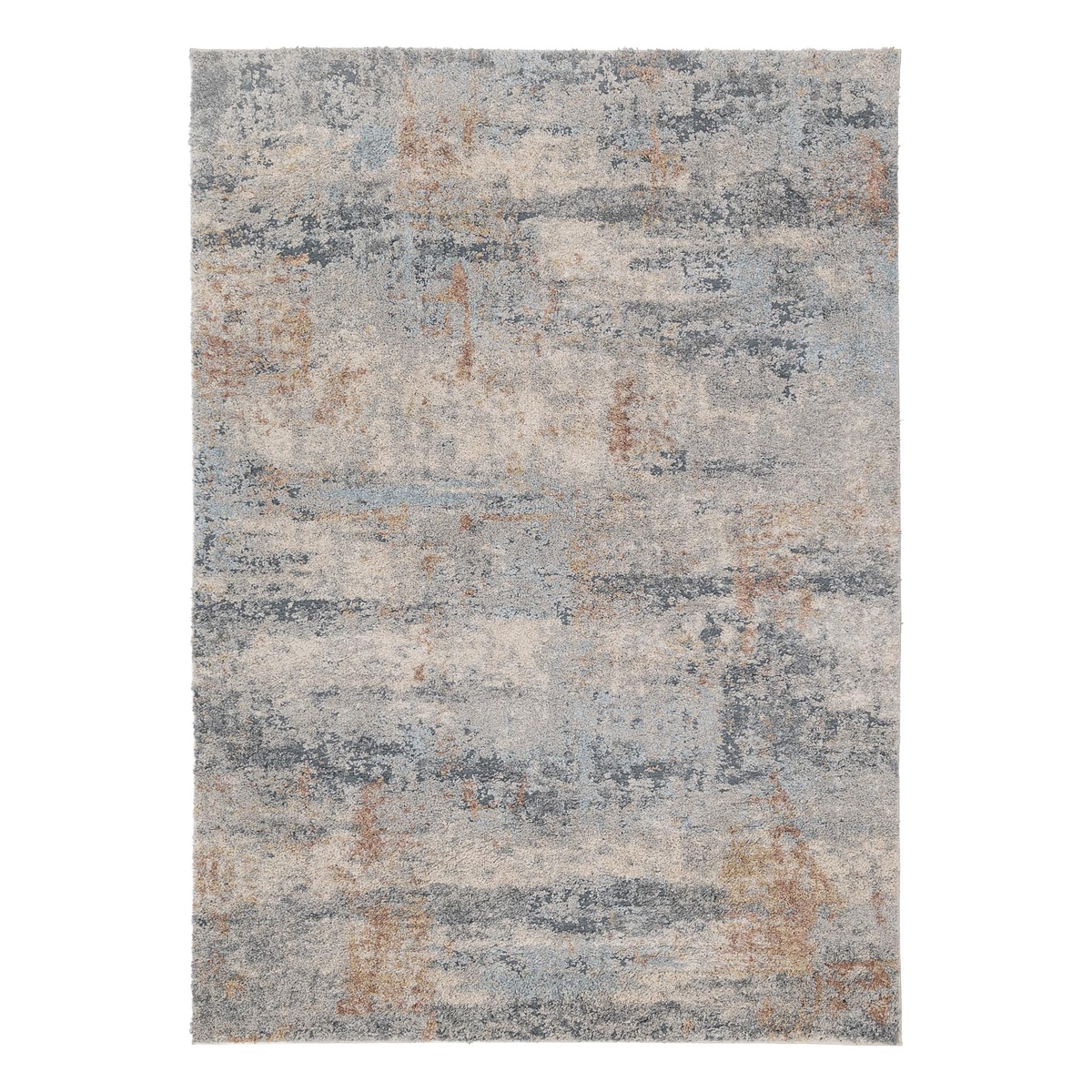 Χαλί (140x190) Royal Carpet Nova Shaggy 804A Light Grey