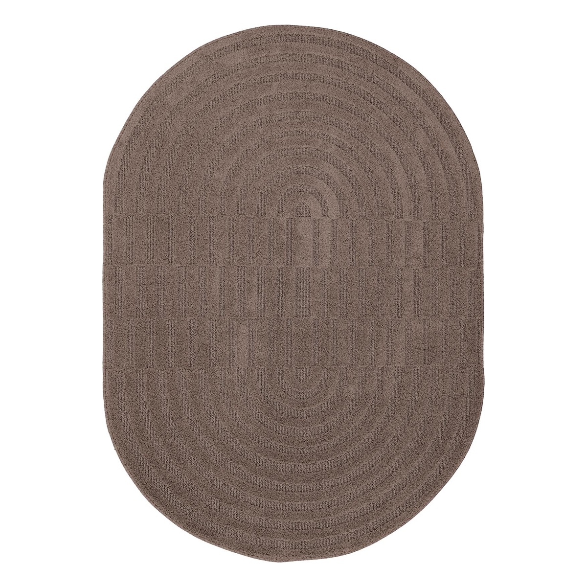 Οβάλ Χαλί (200x290) Royal Carpet Jazz 2972A Taupe