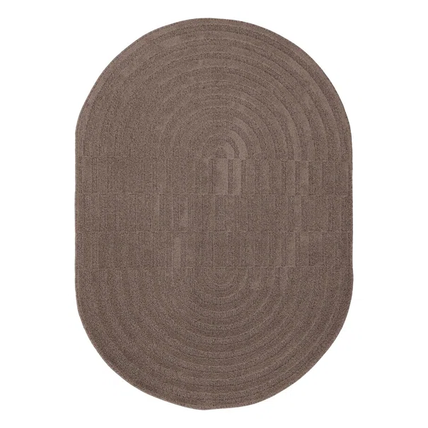 Οβάλ Χαλί (200x290) Royal Carpet Jazz 2972A Taupe