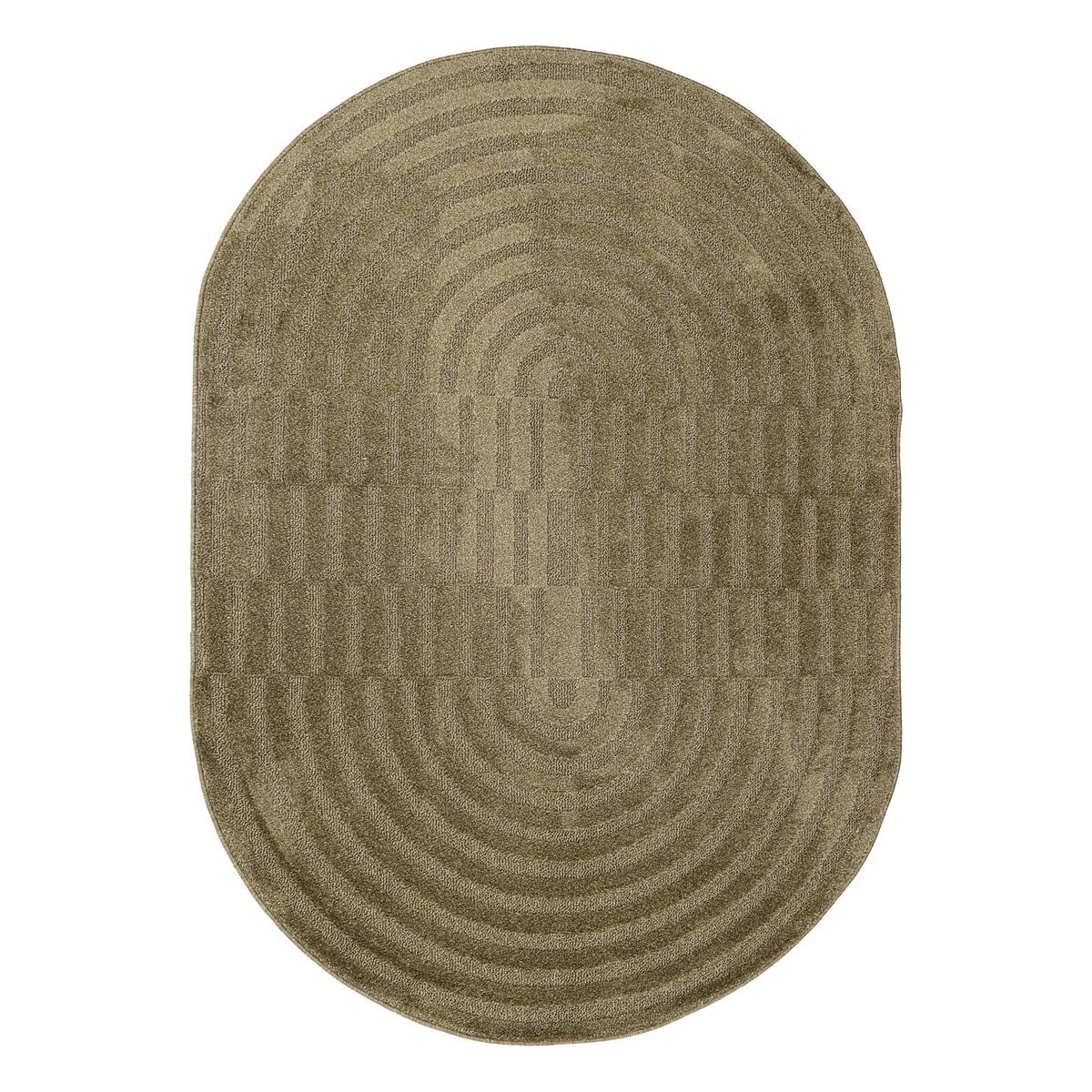 Οβάλ Χαλί (133x190) Royal Carpet Jazz 2972A Olive
