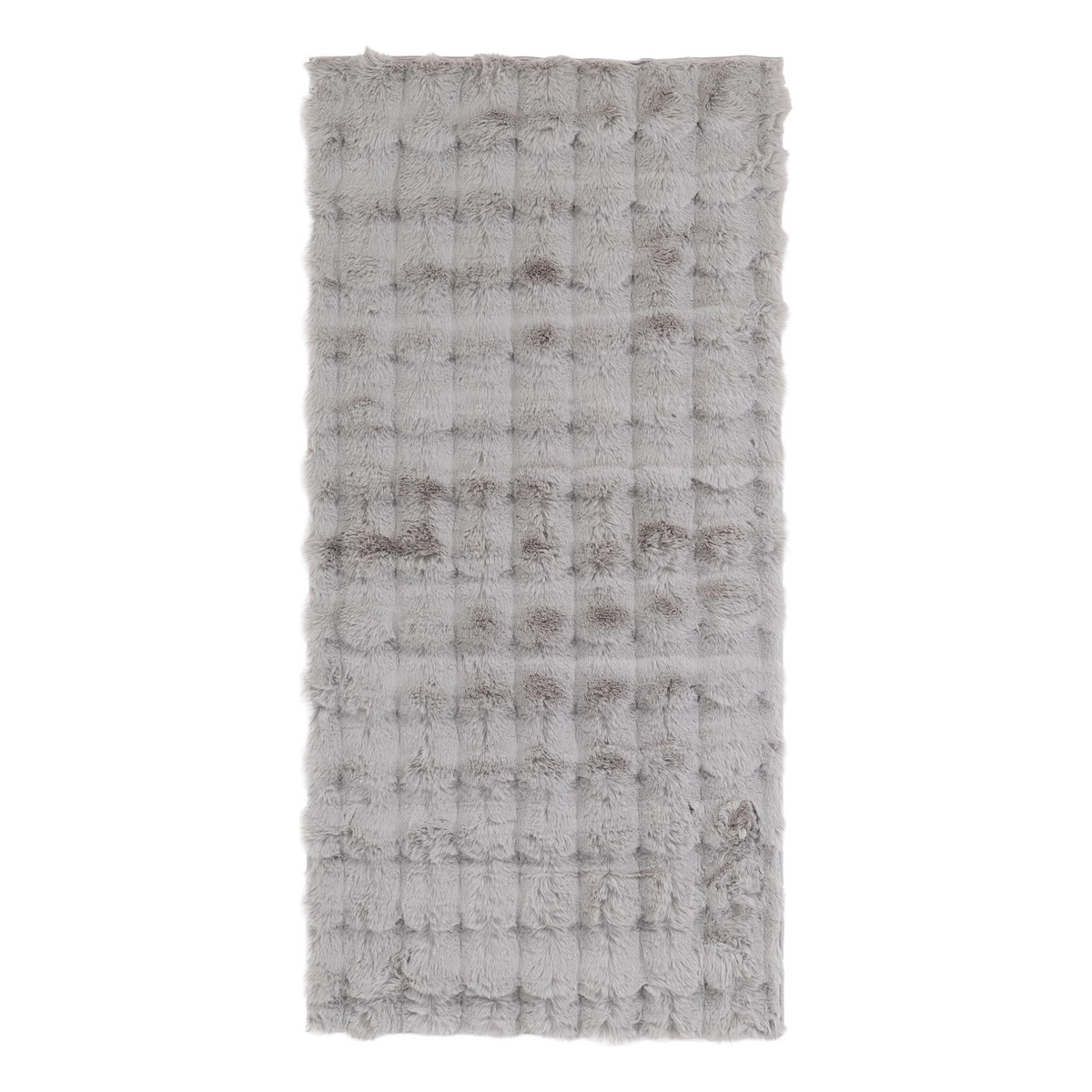 Χαλί Διαδρόμου Γούνινο (70x140) Royal Carpet Bunny Bubble Canvas Silver