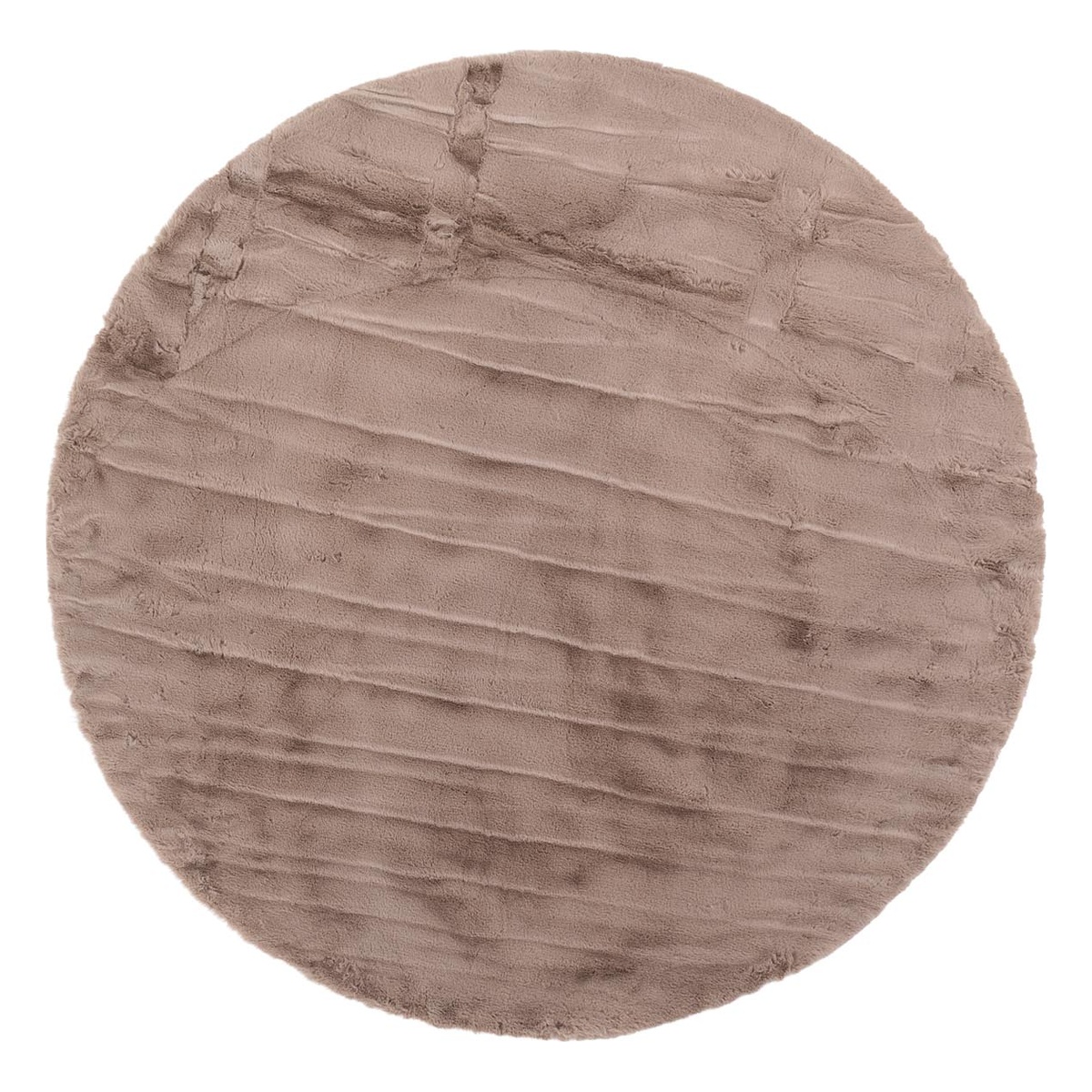Στρογγυλό Χαλί Γούνινο (Φ200) Royal Carpet Bunny Canvas Beige