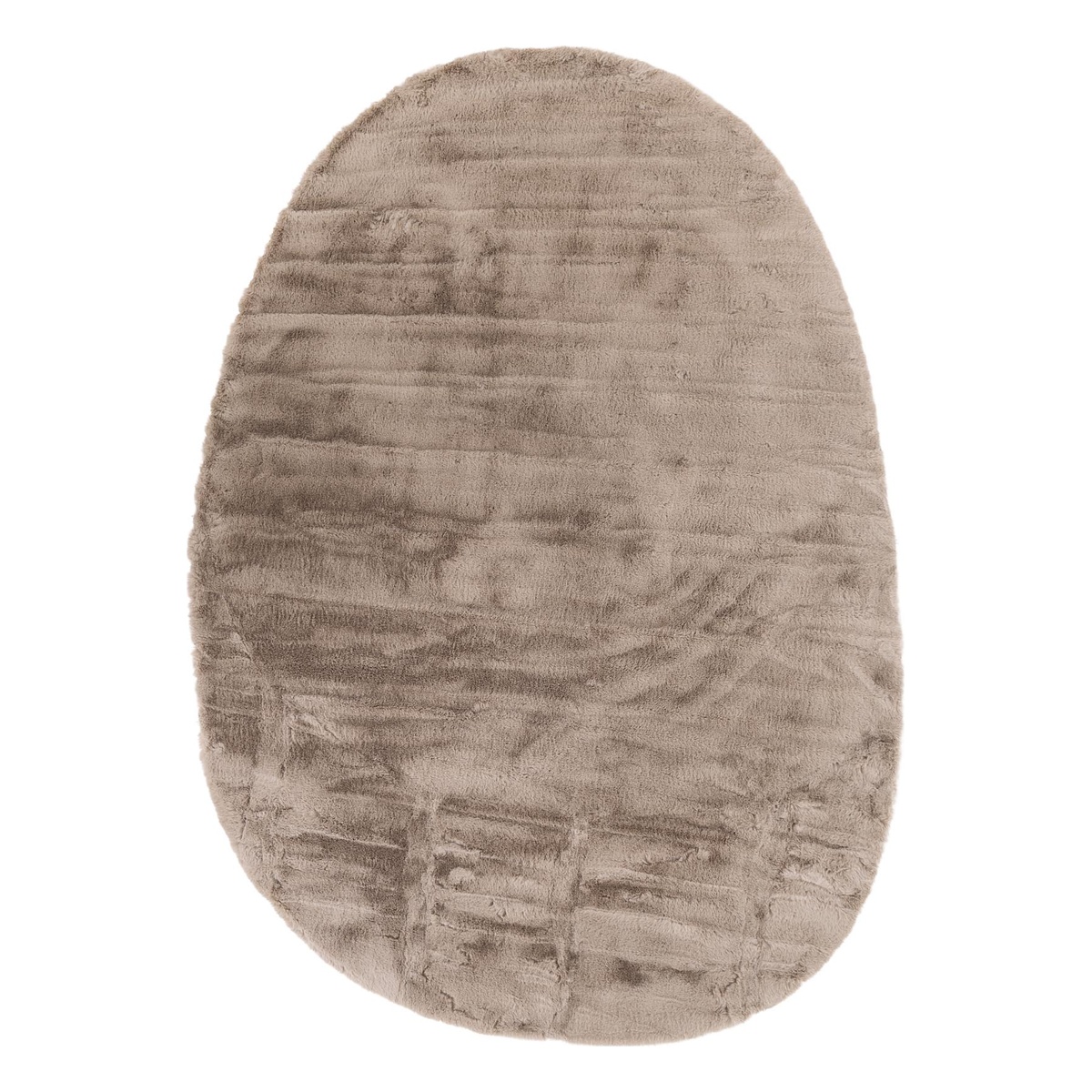 Οβάλ Χαλί Γούνινο (170x240) Royal Carpet Bunny Canvas Taupe