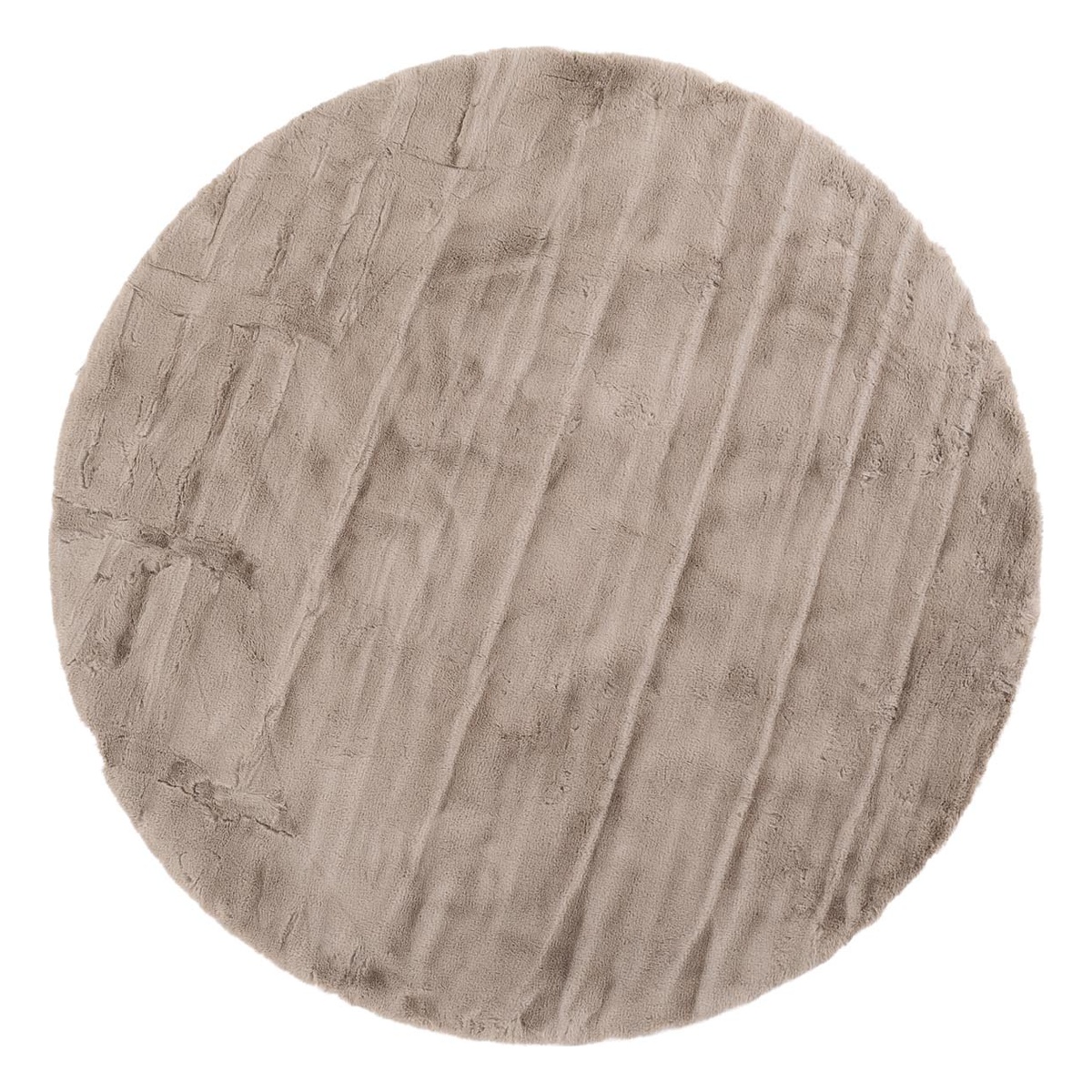 Στρογγυλό Χαλί Γούνινο (Φ200) Royal Carpet Bunny Canvas Taupe