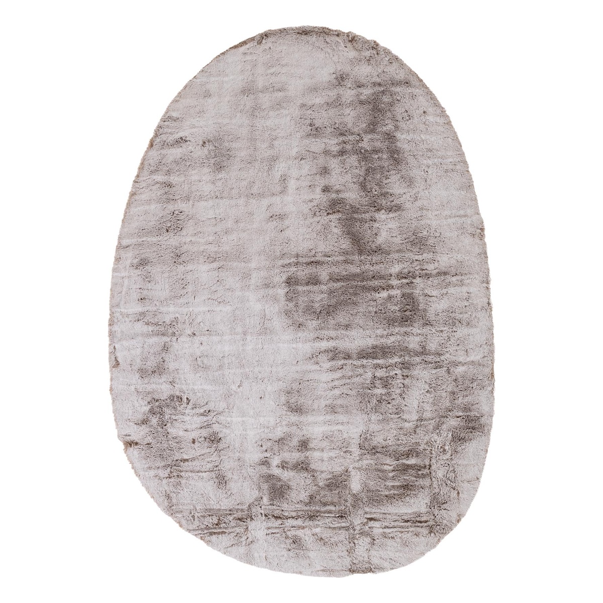 Οβάλ Χαλί Γούνινο (170x240) Royal Carpet Bunny Canvas Brown