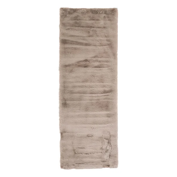 Χαλί Διαδρόμου Γούνινο (70x200) Royal Carpet Bunny Canvas Taupe