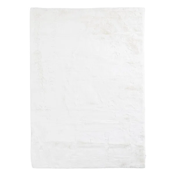 Χαλί Διαδρόμου Γούνινο (80x120) Royal Carpet Bunny Canvas White