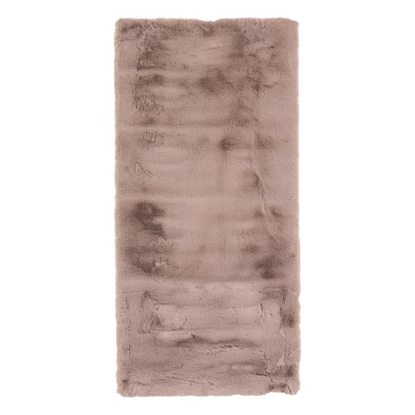 Χαλί Διαδρόμου Γούνινο (67x140) Royal Carpet Bunny Canvas Beige