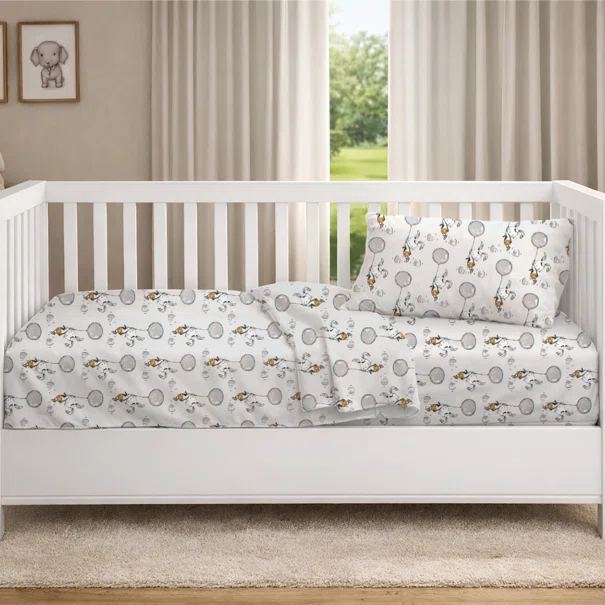 Πάπλωμα Κούνιας (120x160) Dimcol Floating Bunny 715 Grey