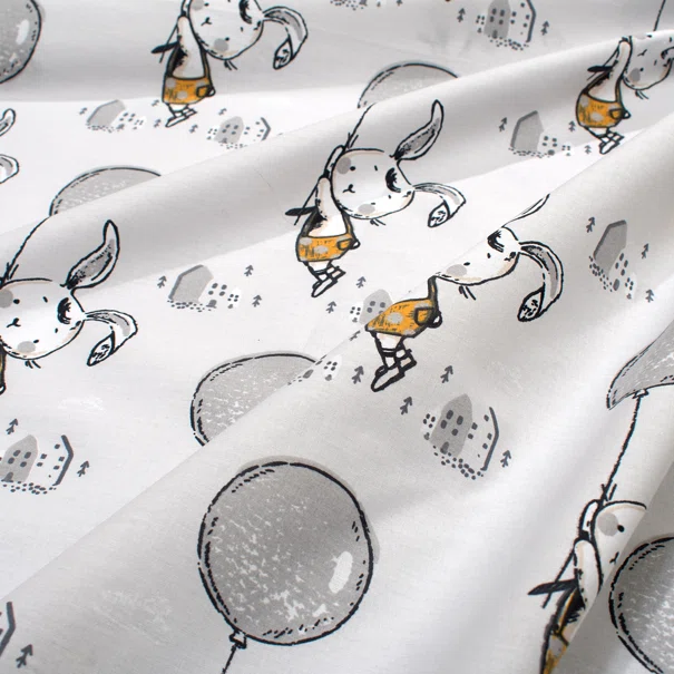 Πάπλωμα Μονό (160x240) Dimcol Floating Bunny 715 Grey