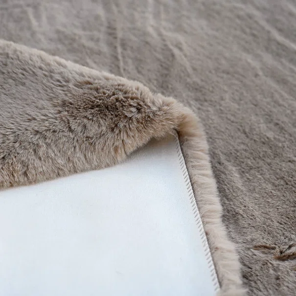 Χαλί Διαδρόμου Γούνινο (80x150) Polcarpet Rabbit Animal Shape Beige