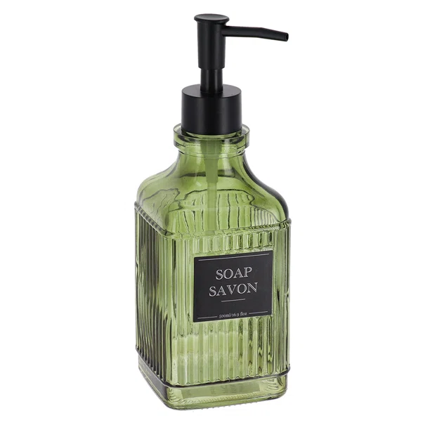 Dispenser Μπάνιου 500ml (Φ7.7x22) T-D Decorative Green 62219140