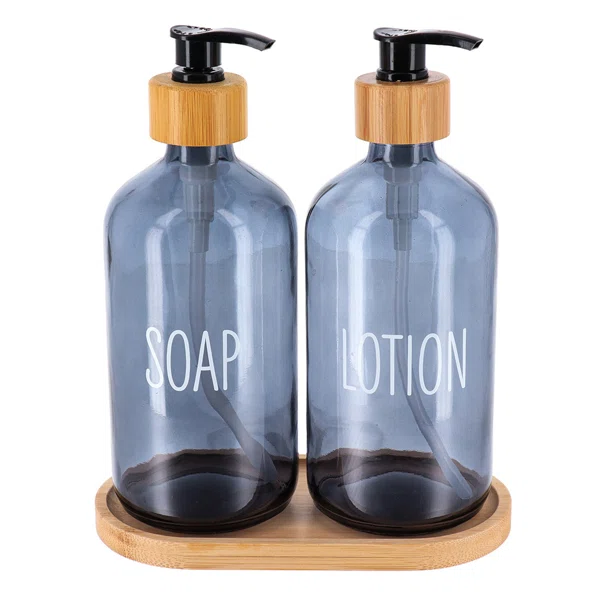 Dispenser Μπάνιου 500ml (Σετ 3τμχ) T-D Accesories Blue 6815110