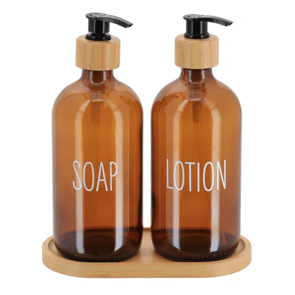 Dispenser Μπάνιου 500ml (Σετ 3τμχ) T-D Accessories Amber 6815168