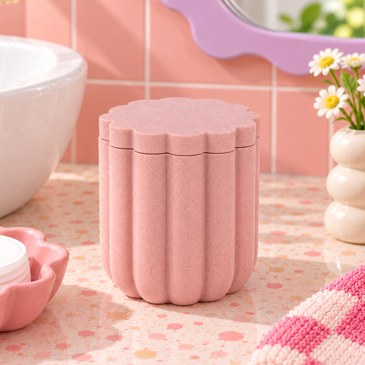 Βαμβακοθήκη (Φ9x10) T-D Stripes Blush 67212153