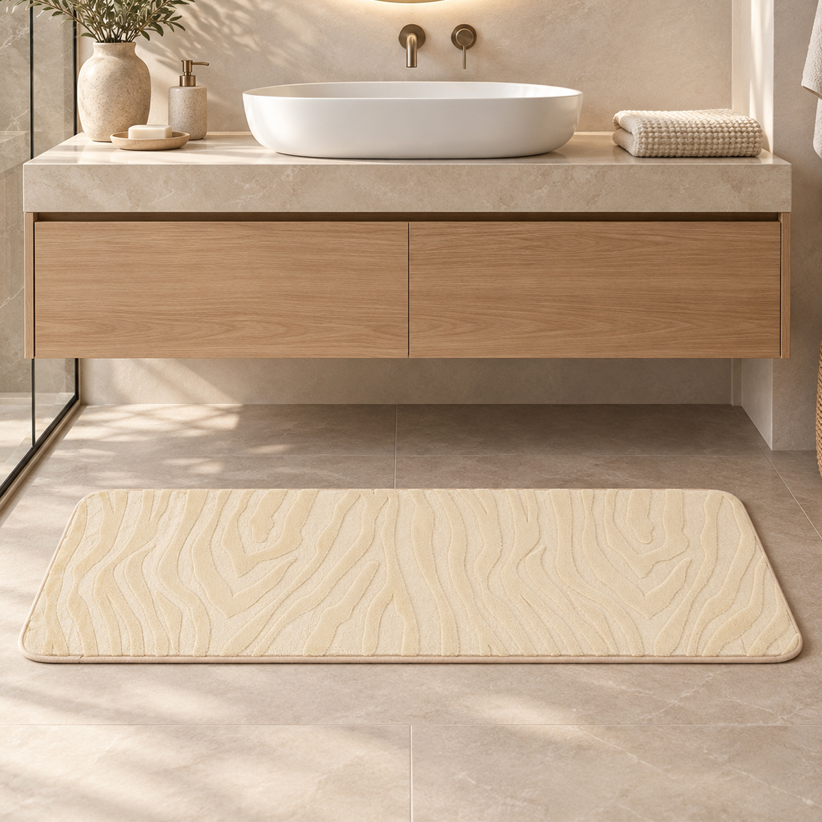 Πατάκι Μπάνιου (45x120) T-D Zebra Natural 7762104