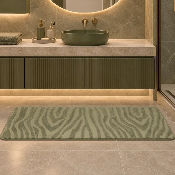 Πατάκι Μπάνιου (45x120) T-D Zebra Green 7762144