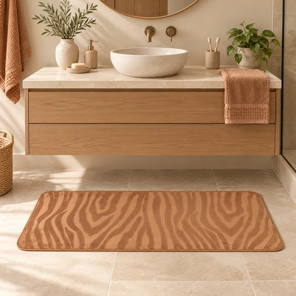 Πατάκι Μπάνιου (45x120) T-D Zebra Cappuccino 7762166