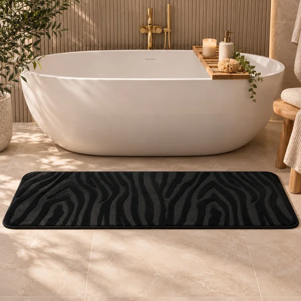 Πατάκι Μπάνιου (45x120) T-D Zebra Black 7762103