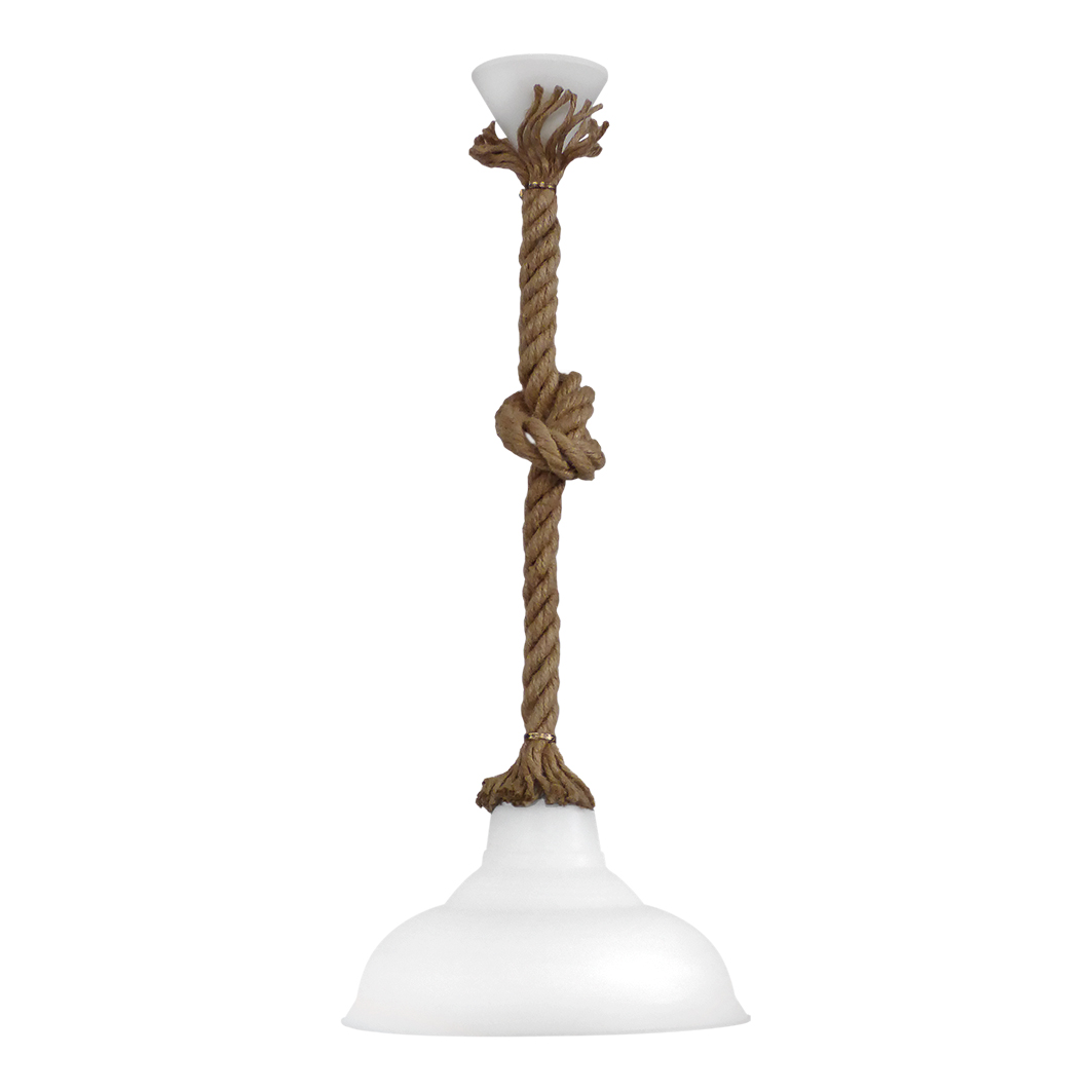Φωτιστικό Οροφής Μονόφωτο Heronia Public 31-1172 Rope/White