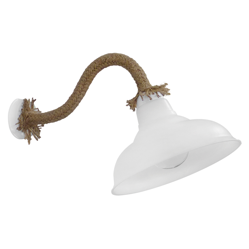 Απλίκα Τοίχου Heronia Public 31-1179 Rope/White