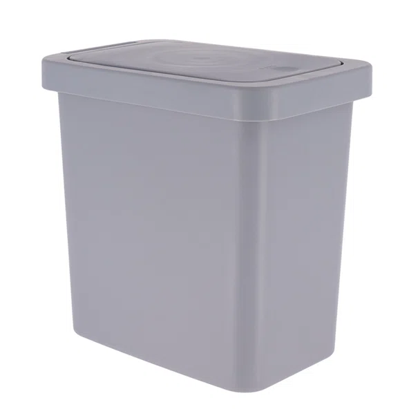 Κάδος Απορριμμάτων (27x18x26.5) T-D 8lt Grey 6514180