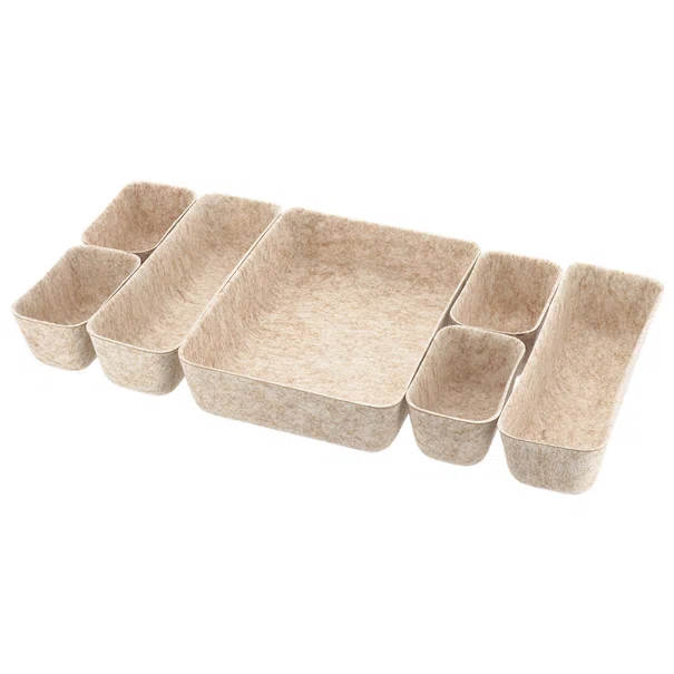 Θήκες Οργάνωσης (Σετ 7τμχ) T-D Beige 8302161
