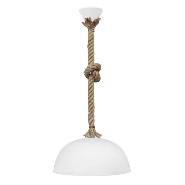 Φωτιστικό Οροφής Μονόφωτο Heronia Sfera/30 31-1056 Rope/White