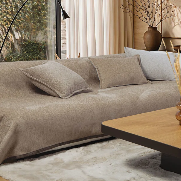 Ριχτάρι Καναπέ Τριθέσιου 2 Όψεων (180x300) Nef-Nef Homeware Tanger 26 Beige/L.Grey