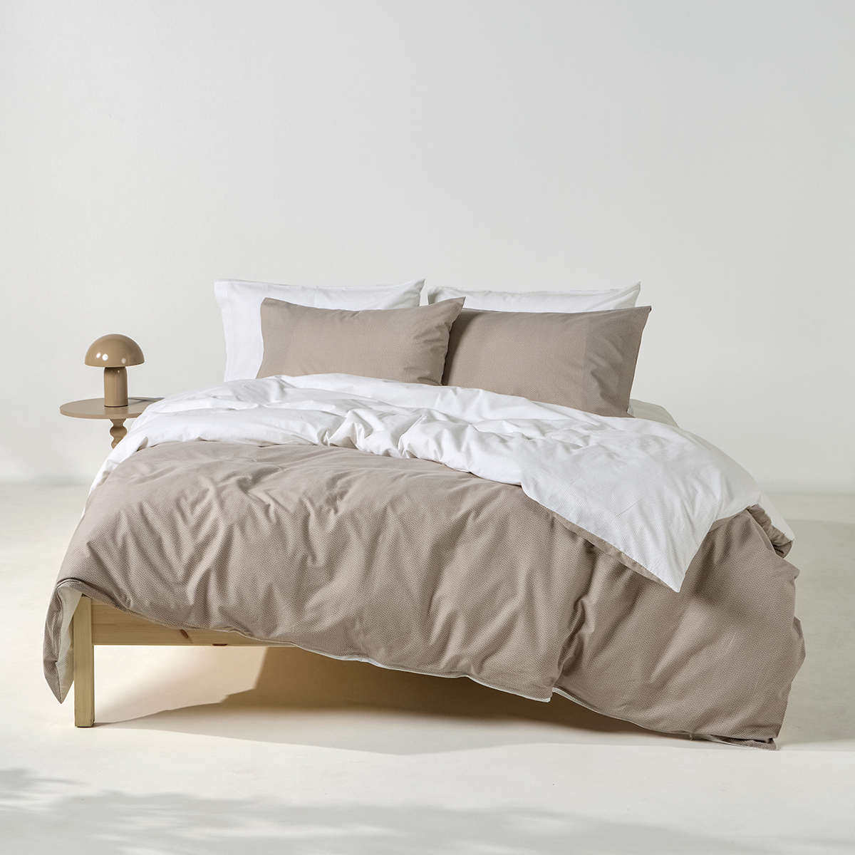 Παπλωματοθήκη King Size (Σετ 245x265) 2 Όψεων Kentia Loft Pesca 26