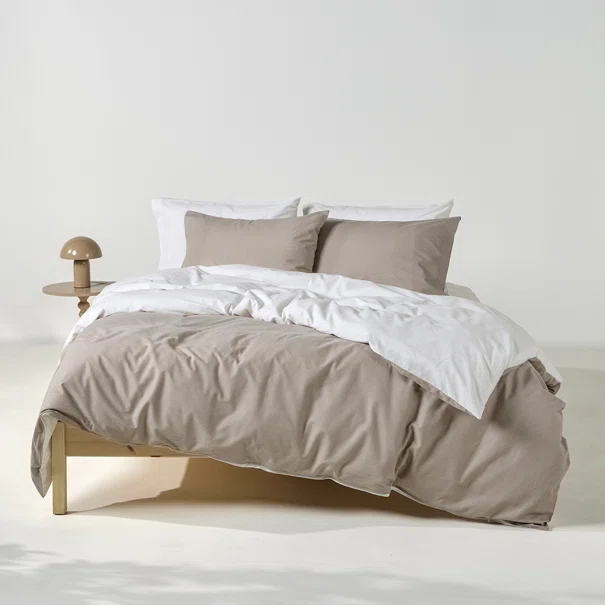 Παπλωματοθήκη King Size (Σετ 245x265) 2 Όψεων Kentia Loft Pesca 26