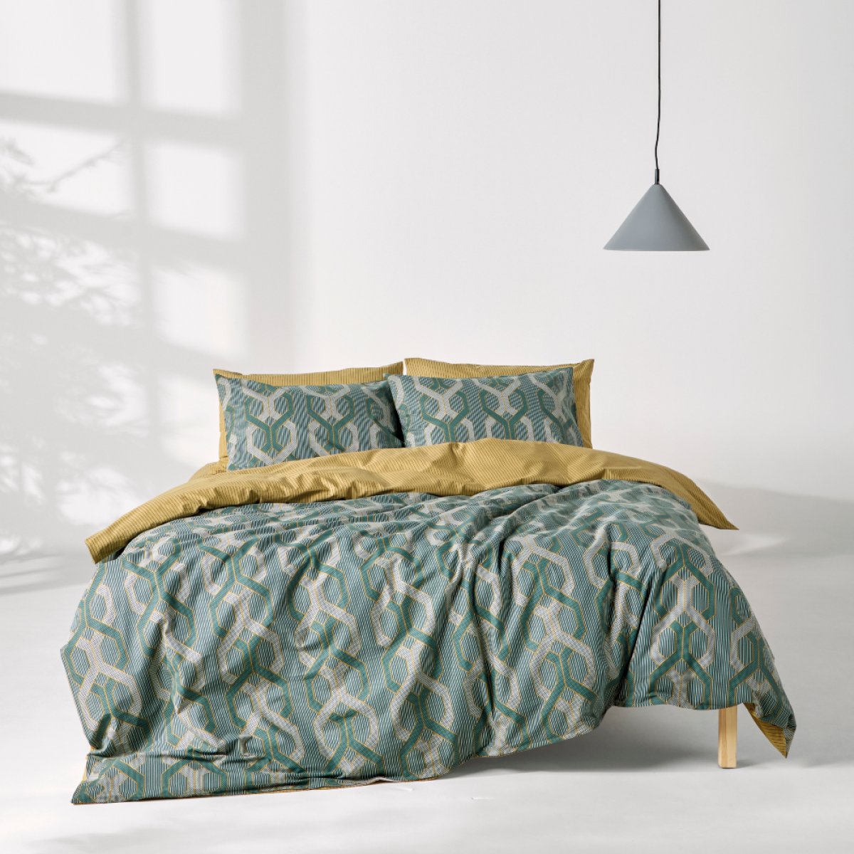 Παπλωματοθήκη Υπέρδιπλη (Σετ 225x245) 2 Όψεων Kentia Alexei 02