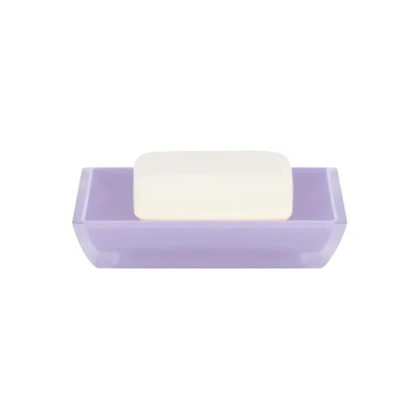 Σαπουνοθήκη (8.6x2.3) Spirella Freddo Lila 03121.007