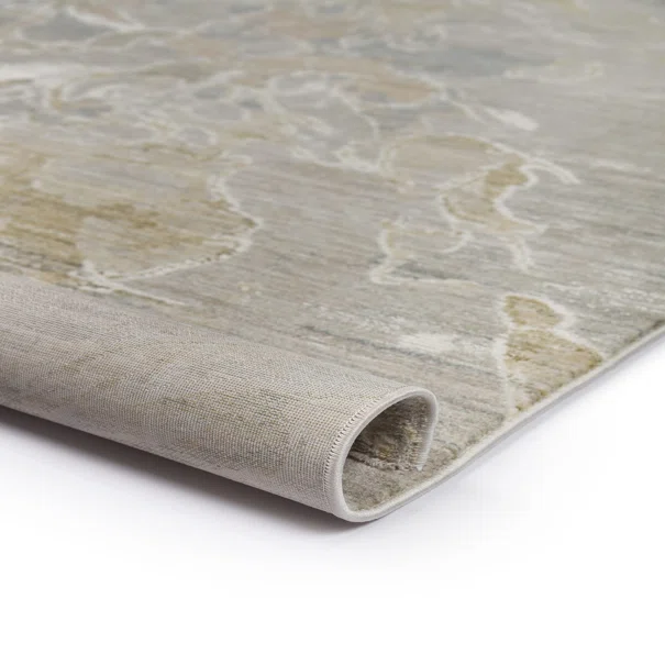 Χαλί Διαδρόμου (80x150) Βιοκαρπέτ Blossom 04116A Cream Gray