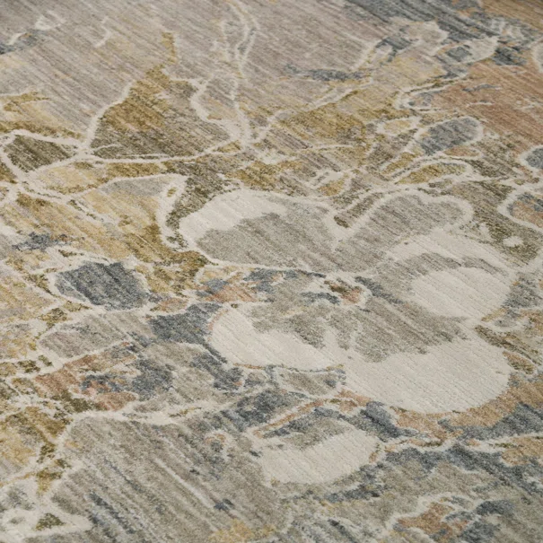 Χαλί Διαδρόμου (80x150) Βιοκαρπέτ Blossom 04116A Cream Gray