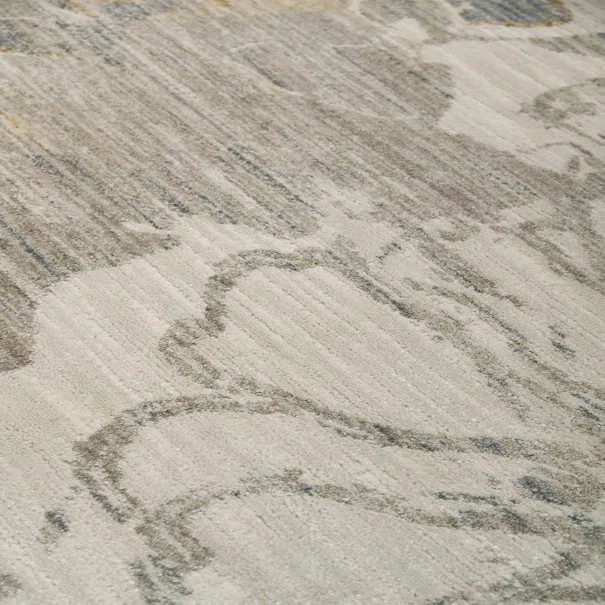 Χαλί Διαδρόμου (80x150) Βιοκαρπέτ Blossom 04116A Cream Gray