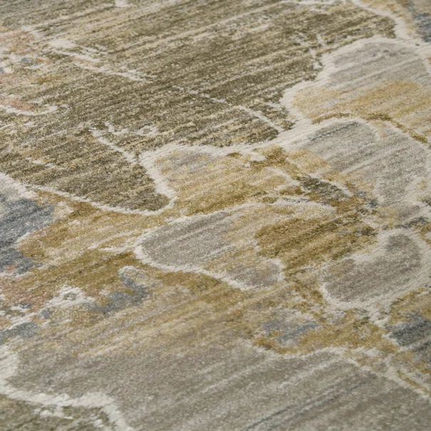 Χαλί Διαδρόμου (80x230) Βιοκαρπέτ Blossom 04116A Cream Gray