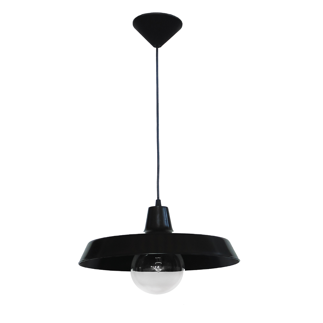 Φωτιστικό Οροφής Μονόφωτο Heronia Us-Gas 31-0094 Black