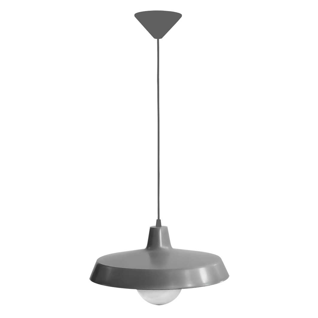 Φωτιστικό Οροφής Μονόφωτο Heronia Us-Gas 31-0364 Grey