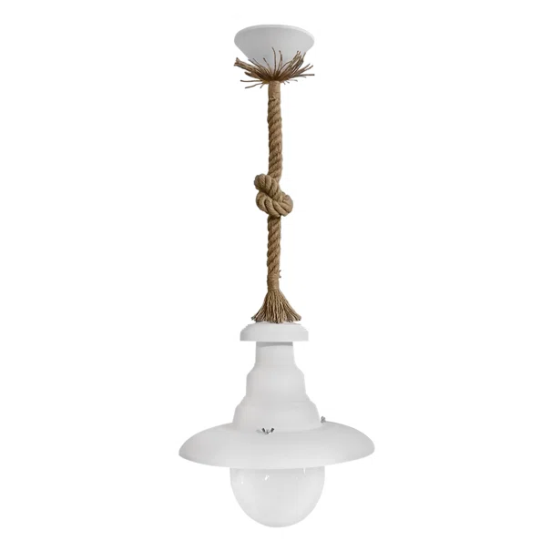 Φωτιστικό Οροφής Μονόφωτο Heronia Pyrofani 31-0521 Rope/White