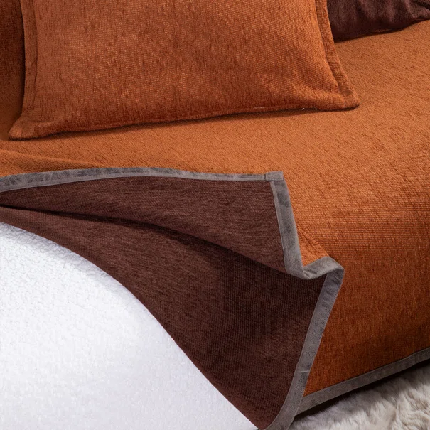 Ριχτάρι Πολυθρόνας 2 Όψεων (180x180) Nef-Nef Homeware Tanger 26 Camel/Coffee