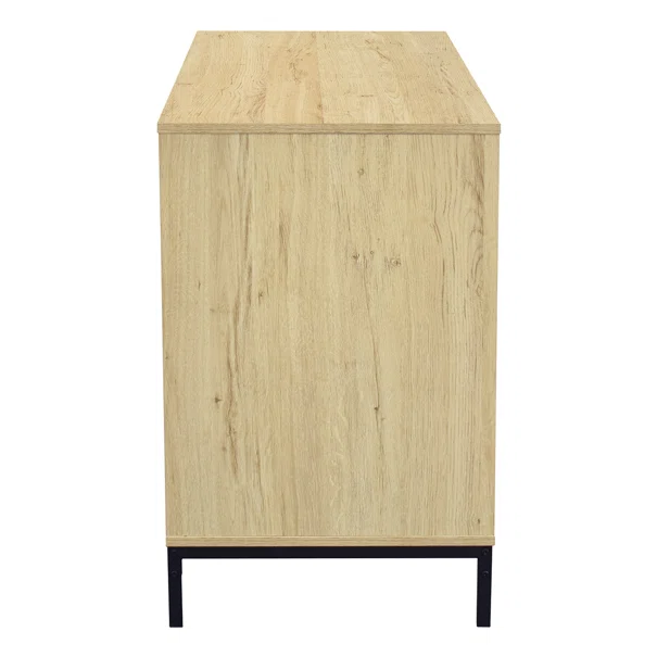 Γραφείο Με Ντουλάπι (120x48x75) Spitishop Vivo Natural/Black