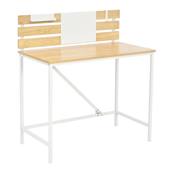 Γραφείο (90x52x99) Spitishop Muse Natural/White