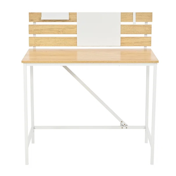 Γραφείο (90x52x99) Spitishop Muse Natural/White